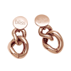 Orecchini Cherish Groumette Ottone Rosa - Bliss - immagine 3