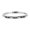 Bracciale Rebel- Bliss- acciaio e nero - immagine 3