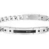 Bracciale Rebel- Bliss- acciaio e diamanti - immagine 2