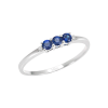 Anello Allegra diamanti e zaffiri blu - Bliss - immagine 3