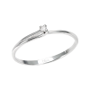 Anello I Solitari oro bianco e diamante - Bliss - immagine 3