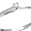 Anello I Solitari oro bianco e diamante - Bliss - immagine 2