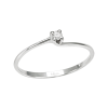 Anello I Solitari oro bianco e un diamante - Bliss - immagine 3