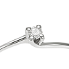 Anello I Solitari oro bianco e un diamante - Bliss - immagine 2