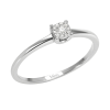 Anello Caresse oro bianco e diamante - Bliss - immagine 3