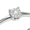 Anello Caresse oro bianco e diamante - Bliss - immagine 2