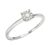 Anello Caresse oro bianco e diamante - Bliss - immagine 3