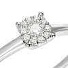 Anello Caresse oro bianco e diamante - Bliss - immagine 2