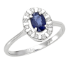 Anello Elenoire diamanti e zaffiro - Bliss - immagine 3