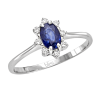 Anello Isabelle diamanti e zaffiro - Bliss - immagine 3