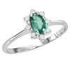 Anello Isabelle diamanti e smeraldo - Bliss - immagine 3