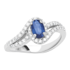 Anello Prestige Selection diamanti e zaffiro - Bliss - immagine 3