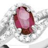 Anello Prestige Selection diamanti e rubino - Bliss - immagine 2