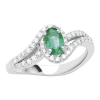 Anello Prestige Selection diamanti e smeraldo - Bliss - immagine 3