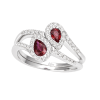 Anello Prestige Selection diamanti e rubino - Bliss - immagine 3
