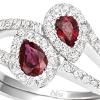 Anello Prestige Selection diamanti e rubino - Bliss - immagine 2