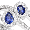 Anello Prestige Selection diamanti e zaffiro - Bliss - immagine 2