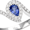 Anello Prestige Selection diamanti e zaffiro - Bliss - immagine 2