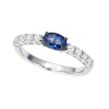 Anello Prestige Selection diamanti e zaffiro blu - Bliss - immagine 3
