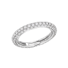 Anello veretta Prestige Selection oro bianco e diamanti - Bliss - immagine 3