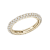 Anello veretta Prestige Selection oro giallo e diamanti - Bliss - immagine 3