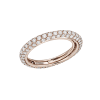 Anello veretta Prestige Selection oro rosa e diamanti - Bliss - immagine 3