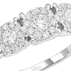 Anello Caresse oro bianco e diamanti - Bliss - immagine 2