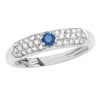 Anello Prestige Selection oro bianco diamanti e zaffiro - Bliss - immagine 3