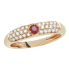 Anello Prestige Selection oro rosa diamanti e rubino - Bliss - immagine 3