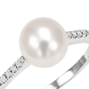 Anello Diana diamanti e perla - Bliss - immagine 2