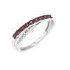 Anello Seduzione diamanti e rubini - Bliss - immagine 3