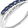Anello Seduzione diamanti e zaffiri - Bliss - immagine 2