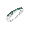 Anello Seduzione diamanti e smeraldi - Bliss - immagine 3