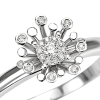 Anello Desiderio oro bianco e diamanti - Bliss - immagine 2