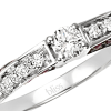 Anello Prestige Selection oro bianco diamanti e rubino - Bliss - immagine 2