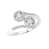 Anello Prestige Selection due cerchi con diamanti - Bliss - immagine 3
