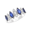 Anello Prestige Selection diamanti e zaffiri - Bliss - immagine 3