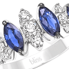 Anello Prestige Selection diamanti e zaffiri - Bliss - immagine 2