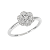 Anello Elisir fiore con diamanti - Bliss - immagine 3