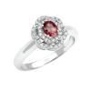 Anello Prestige Selection fiore diamanti e rubino - Bliss - immagine 3