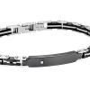 Bracciale C.Reaction- Bliss- acciaio e ceramica nera - immagine 2
