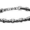 Bracciale C.Reaction- Bliss- acciaio e ceramica nera - immagine 2