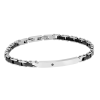 Bracciale C.Reaction- Bliss- acciaio e ceramica nera - immagine 3