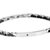 Bracciale C.Reaction- Bliss- acciaio e ceramica nera - immagine 2