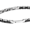 Bracciale C.Reaction- Bliss- acciaio e ceramica nera - immagine 2