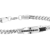 Bracciale Bold- Bliss- acciaio e zirconi neri - immagine 2