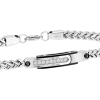 Bracciale Bold- Bliss- acciaio e zirconi bianchi - immagine 2