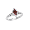 Anello Prestige Selection rombo diamanti e rubini - Bliss - immagine 3