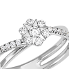 Anello Prestige Selection stella oro bianco e diamanti - Bliss - immagine 2