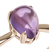 Anello Raindrop oro rosa diamanti e ametista - Bliss - immagine 2